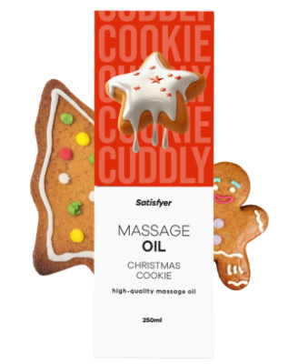 Huile de massage Cookie de Noël 250 ml Satisfyer 